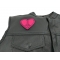  shown on leather vest