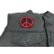  shown on leather vest