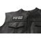 Practice Safe Sex Go Fuck Yourself Patch, Funny Patches for Adults shown on leather vest