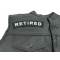 Retired Patch, Patches for Jackets shown on leather vest