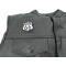 Route 66 Patch Route 66 Patch, Biker Saying Patches shown on leather vest