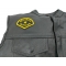 Security Officer Patch | Embroidered Patches  shown on leather vest