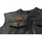  shown on leather vest