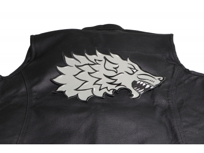 Sideways Wolf Large Back Patch