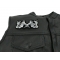 Small Tattoo Guns Patch Small Tattoo Guns Patch - 4.5x2.25 inch. Embroidered Iron on Patch shown on leather vest