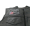 Terrorist Hunting Permit Patch Terrorist Hunting Permit Patch - 3.75x3 inch. Embroidered Iron on Patch shown on leather vest