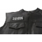  shown on leather vest