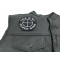 This Is My Peace Sign Patch | Embroidered Patches This Is My Peace Sign Patch - 3.5x3.5 inch. Embroidered Iron on Patch shown on leather vest
