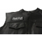 This Is What An Awesome Grandpa Looks Like Patch, Funny Saying Patches shown on leather vest