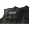  shown on leather vest
