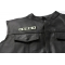  shown on leather vest