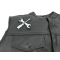 Wrench and Screwdriver Iron on Patch Wrench and Screwdriver Iron on Patch - 3x3 inch shown on leather vest