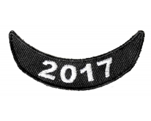 2017 White Lower Rocker Patch