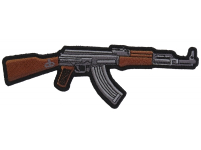 AK 47 Patch Right Assault Rifle Gun | Embroidered Patches