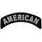American Rocker Patriotic Iron on Patch
