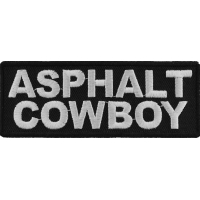 Asphalt Cowboy Biker Patch