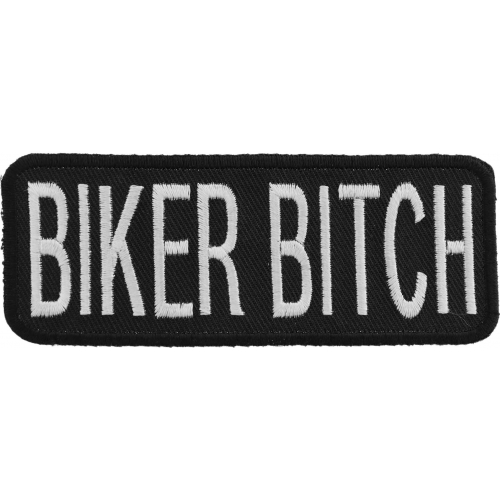 Lifes a BITCH and so am I biker motorcycle Iron On Patch Sew on Transfer Badge 