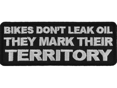 Bikes Mark Their Territory Patch | Embroidered Patches