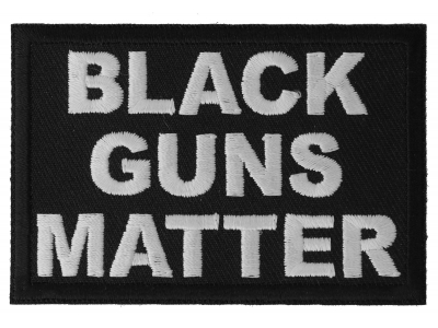 Black Guns Matter Patch