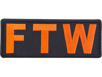 FTW Orange Patch