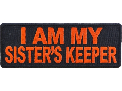 I am my Sister's Keeper Patch in Orange