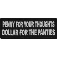 Penny For Your Thoughts Patch | Embroidered Patches