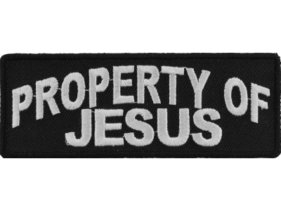 Property Of Jesus Christian Patch | Embroidered Patches