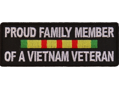 Proud Family Vietnam Vet Patch | US Military Vietnam Veteran Patches