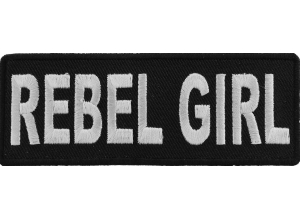 Rebel Girl Patch | Embroidered Patches