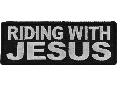 Riding With Jesus Patch