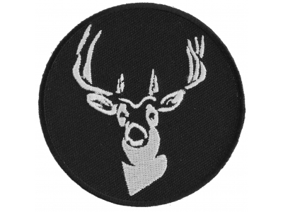 Round Deer Patch | Embroidered Patches