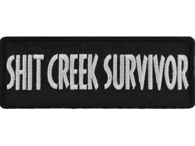 Shit Creek Survivor Patch | Embroidered Patches