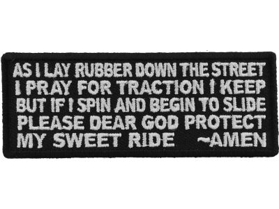 Biker Prayer Patch