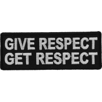 Give Respect Get Respect Patch