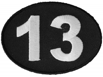 Lucky 13 Patch  | Embroidered Patches