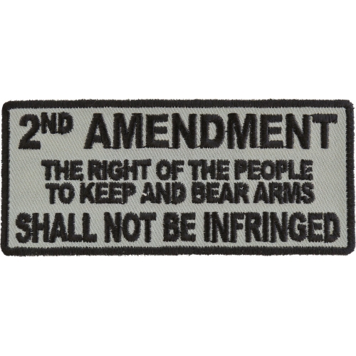 The Right to Keep and Bear Arms patch vintage Voyager NEW Iron-on or sew emblem 