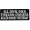 84,999,988 Firearm Owners Killed Noone Yesterday Patch