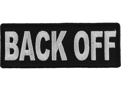 Back Off Patch