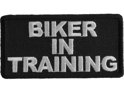 Biker In Training Patch