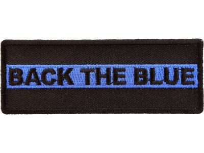 Black The Blue Police Patch