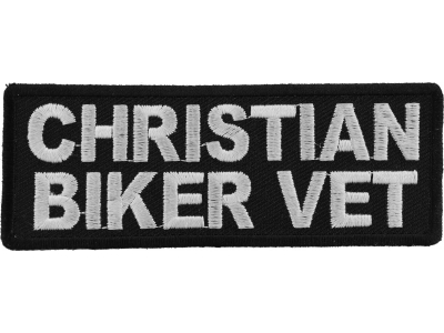Christian Biker Vet Patch