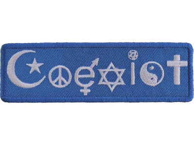 Coexist Patch | Embroidered Patches