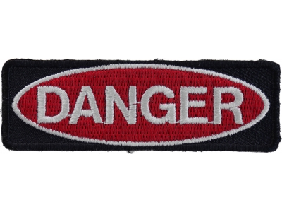 Danger Patch | Embroidered Patches