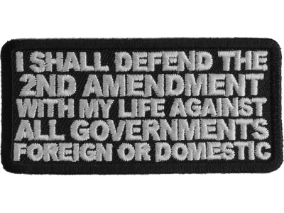 Defend The 2nd Amendment Patch | US Military Veteran Patches