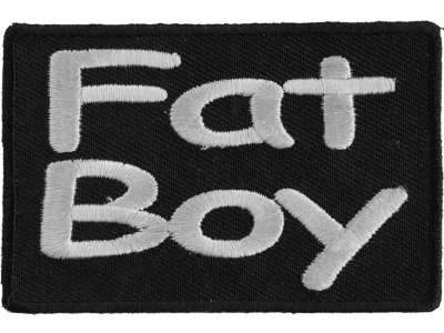 Fat Boy Patch | Embroidered Patches