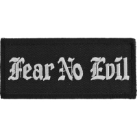 Fear No Evil Patch | Embroidered Patches
