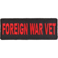 Foreign War Vet Patch | US Military Veteran Patches Foreign War Vet Patch | US Military Veteran Patches