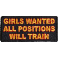 Girls Wanted Patch | Embroidered Patches