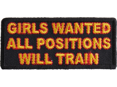 Girls Wanted Patch | Embroidered Patches