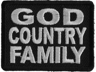 God Country Family Small Patch | Embroidered Patches